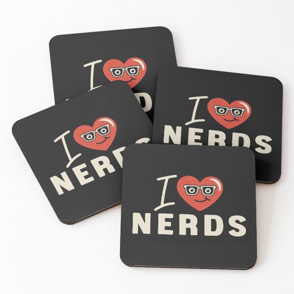 Item preview, I Love Nerds Geeky Heart Design Nerd Enthusiast designed and sold by Anniko Art Studio.