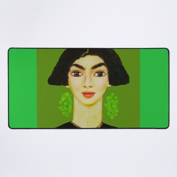 Item preview, A girl with bunches of grapes in her ears designed and sold by MaPerle.