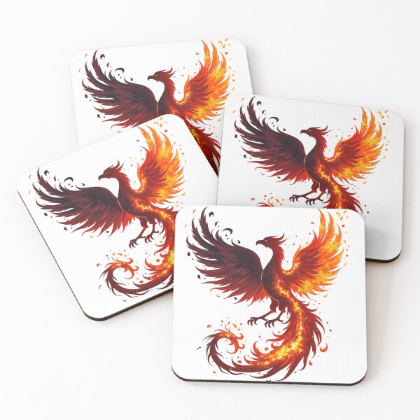Item preview, Phoenix of Rebirth - Fiery Mythical Beauty designed and sold by latelierdechris.