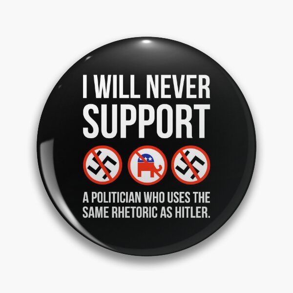 Item preview, I will never support fascism  designed and sold by Rachel the Artist .