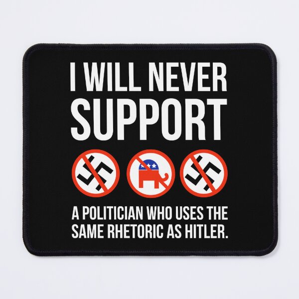 Item preview, I will never support fascism  designed and sold by Rachel the Artist .