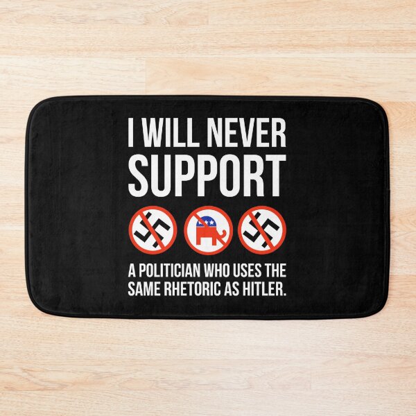 Item preview, I will never support fascism  designed and sold by Rachel the Artist .