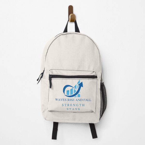 Item preview, Waves Rise, Waves Fall — Strength Stays | Motivational Ocean Quote designed and sold by AIKNOCKTECK.