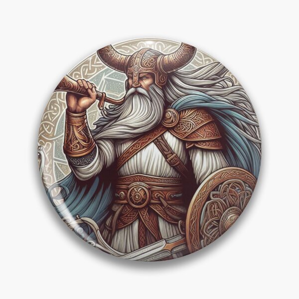 Item preview, Cancer Viking God Heimdall designed and sold by Kjahli.