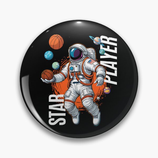 Item preview, Star Player - Space Basketball Vibes designed and sold by MusesWhispers.