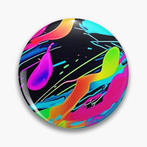 Item preview, Vivid Paint Splatters Design designed and sold by Health And Fitness Posts e-Store.