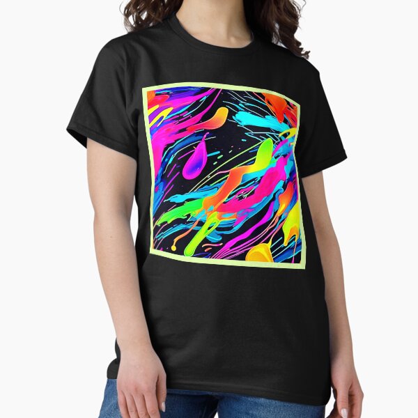 Item preview, Vivid Paint Splatters Design designed and sold by Health And Fitness Posts e-Store.