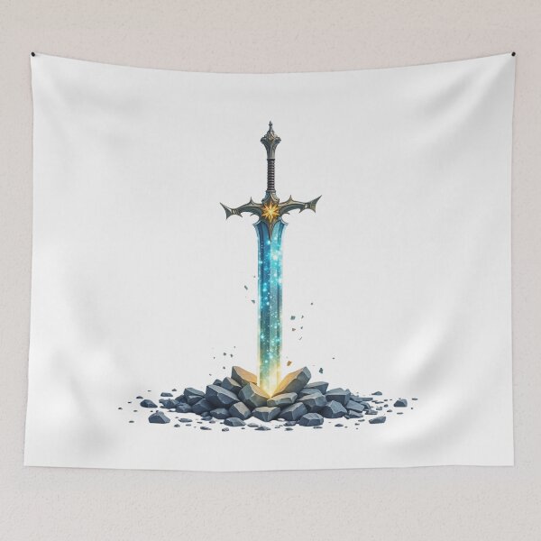 Item preview, Legendary Blade of Power - Enchanted Sword Artwork designed and sold by latelierdechris.
