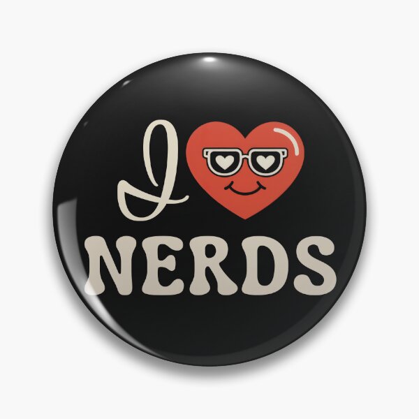 Item preview,  I Love Nerds Geeky Heart Design designed and sold by Anniko Art Studio.