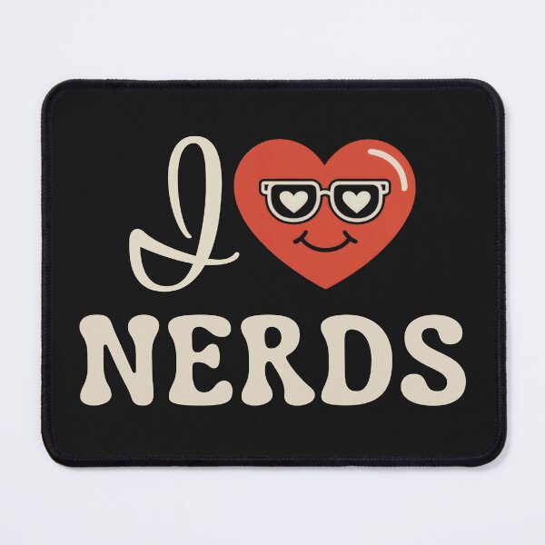 Item preview,  I Love Nerds Geeky Heart Design designed and sold by Anniko Art Studio.
