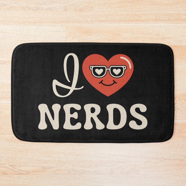 Item preview,  I Love Nerds Geeky Heart Design designed and sold by Anniko Art Studio.