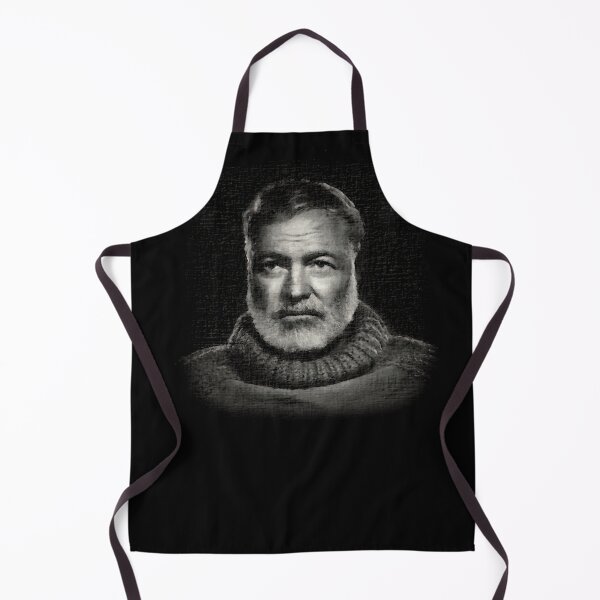 Item preview, Ernest Hemingway portrait oil painting designed and sold by stevepaint.