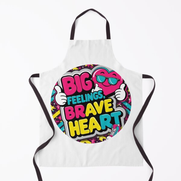 Item preview, “Big Feelings, Brave Heart” designed and sold by BeBraveStore.