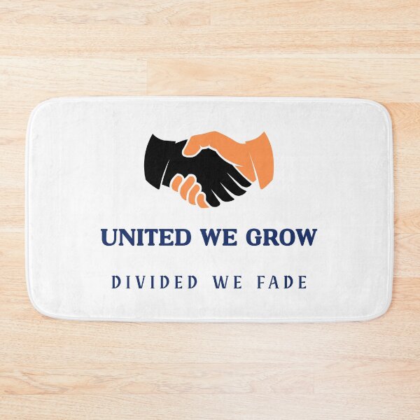 Item preview, United We Grow, Divided We Fade | Powerful Unity Quote designed and sold by AIKNOCKTECK.