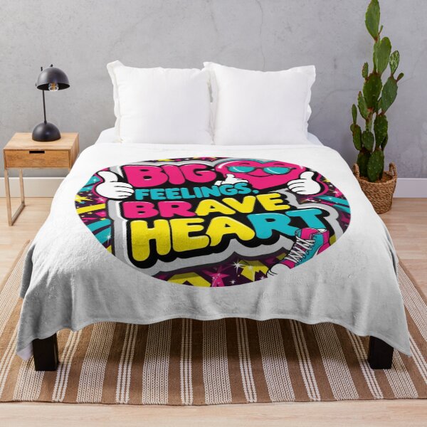 Item preview, “Big Feelings, Brave Heart” designed and sold by BeBraveStore.