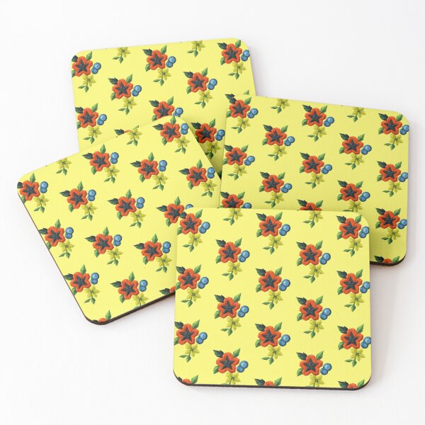 Item preview, vintage style flowers, folk little flowers, rustic little flowers, floral graphic designed and sold by MKvision.