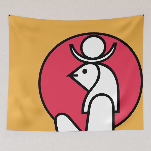 Item preview, Horus hieroglyph pharaoh designed and sold by GhoneamArt.