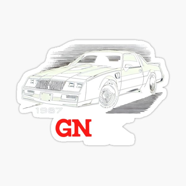 Aperçu de l'œuvre 1987 GNX créée et vendue par TheArtOfCar.