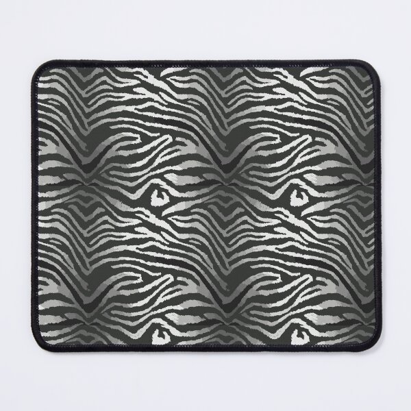Item preview, Black and white seamless pattern with tiger skin, Seamless tiger stripe pattern, Wild animal tiger head face mascot design vector illustration, (Panthera tigris) big cat jungle animal designed and sold by Danler.