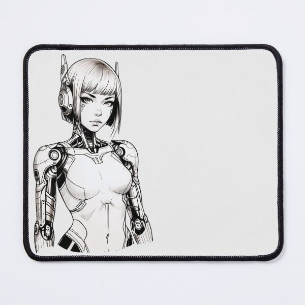 Item preview, Cyborg Girl designed and sold by ArtCraftLab.