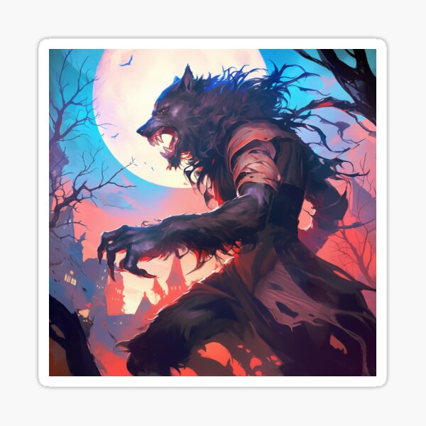 Item preview, Werewolf // wolves // Halloween // wolfman // haunted vibes // Wolf designed and sold by SMARTKIT  DESIGNAGENCY.