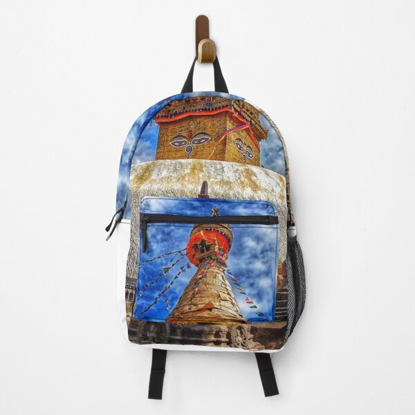 Item preview, Sacred Skies over Monkey Temple – Kathmandu designed and sold by Faruk Kalkan Travel Gallery.