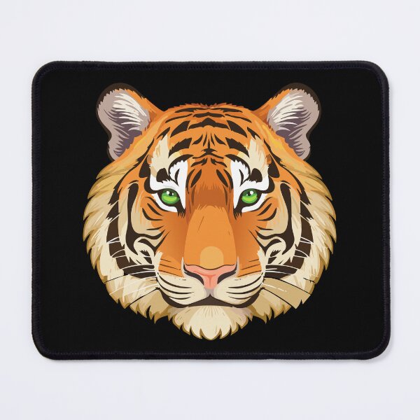 Item preview, Wild animal tiger head face mascot design vector illustration, (Panthera tigris) big cat jungle animal designed and sold by Danler.
