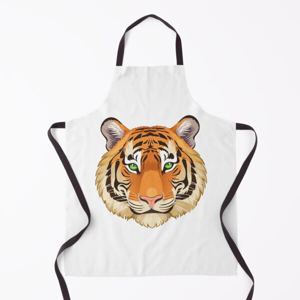 Item preview, Wild animal tiger head face mascot design vector illustration, (Panthera tigris) big cat jungle animal designed and sold by Danler.