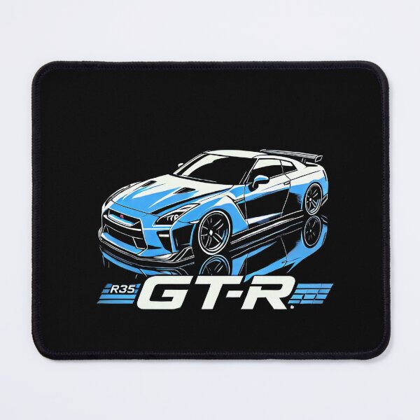 Artikel-Vorschau von GT-R R35 Blau, designt und verkauft von TheArtOfCar.