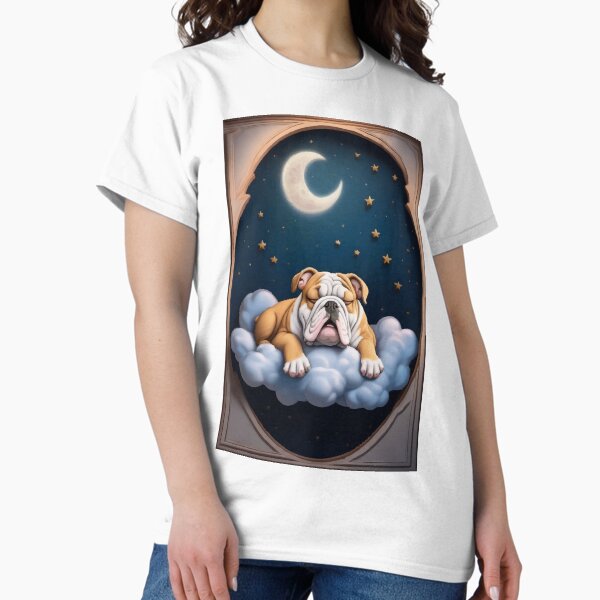 Item preview, Bulldog Dreams: Nap Among the Stars designed and sold by AbstractAnom.