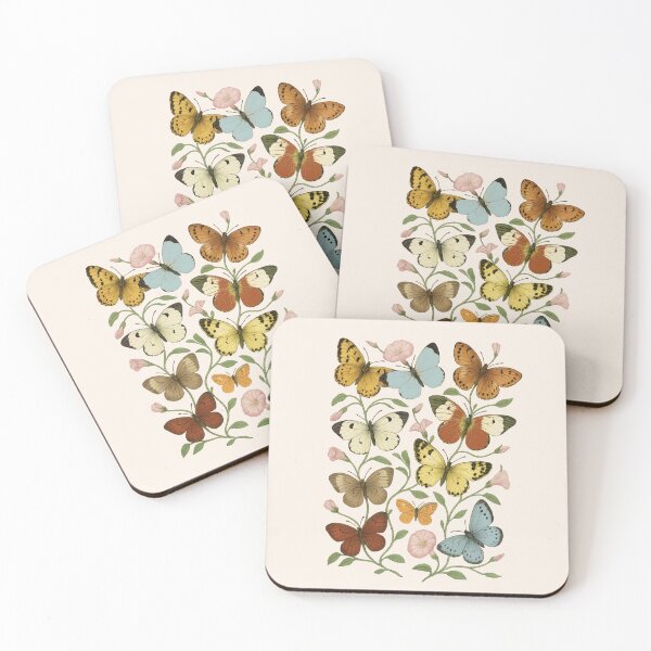 Item preview, Colorful Vintage Butterflies designed and sold by HappyLifeCreate.