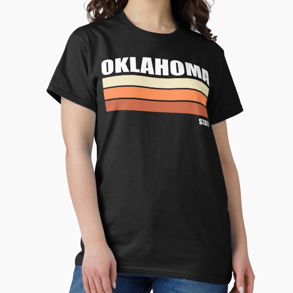 Vista previa del artículo con la obra «Estilo clásico retro del estado de Oklahoma», diseñado y vendido por JARomero2.