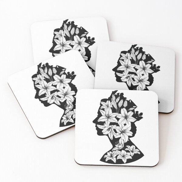 Item preview, Floral Queen – Lily Tribute to Elizabeth II designed and sold by kvitswit.