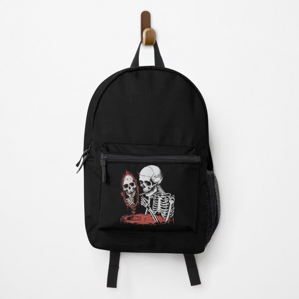Item preview, Cute skeleton posing in front of the mirror designed and sold by ATOTI.
