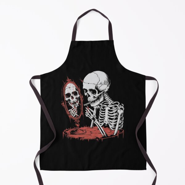 Item preview, Cute skeleton posing in front of the mirror designed and sold by ATOTI.