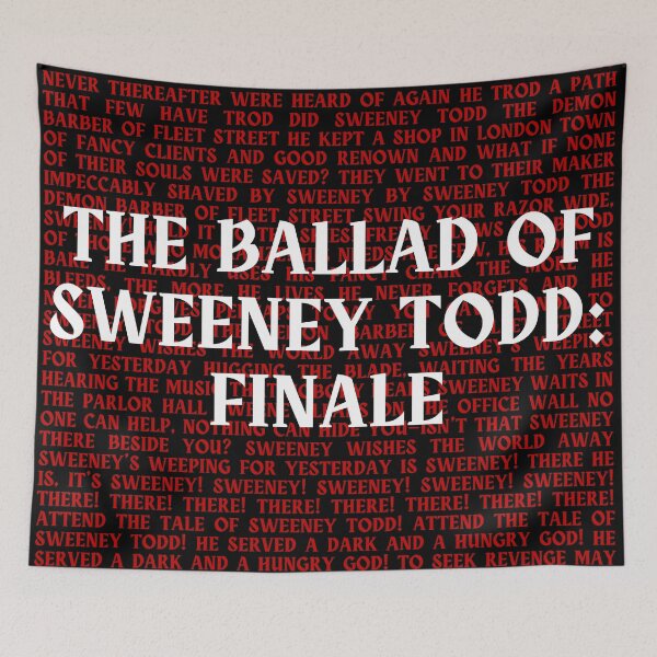 Item preview, Sweeney Todd lyrics designed and sold by broadwaygirl142.