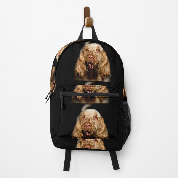 Item preview, Muddy Fun – Orange and White Italian Spinone Portrait by heidiannemorris designed and sold by FOLK ART FUSION by heidiannemorris.