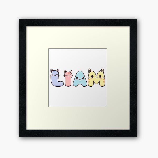 Vista previa del artículo con la obra «Productos personalizados: LIAM | Diseños personalizados únicos y bien pensados», diseñado y vendido por Tw1nsAIArt.