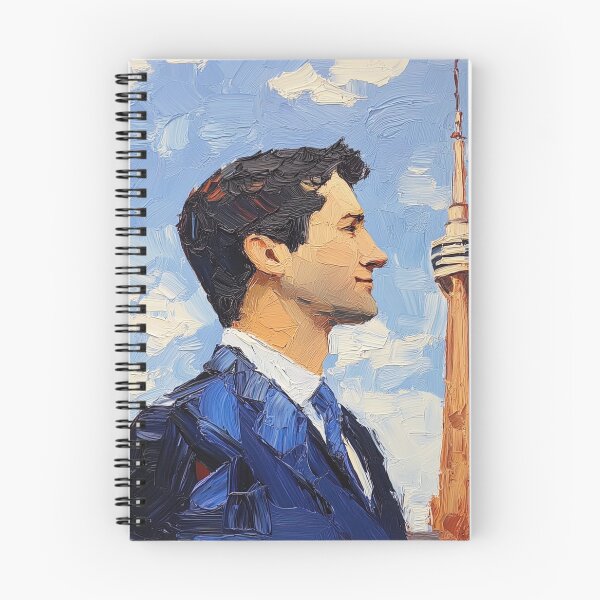 Item preview, Justin Trudeau | Post-impressionist painting style designed and sold by ComicsFactory.