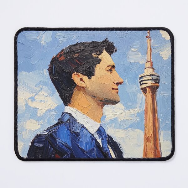 Item preview, Justin Trudeau | Post-impressionist painting style designed and sold by ComicsFactory.