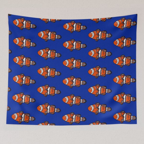 Item preview, Colored Tribal Clown Fish designed and sold by Steeb757.