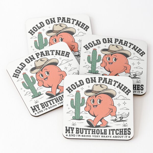 Item preview, My Butthole Itches - Retro Peach Mascot designed and sold by BeansterNL.