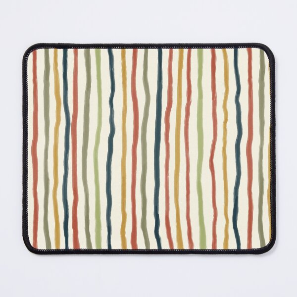 Item preview, Organic Wavy Stripe Pattern - Hand-Painted Retro Rainbow Line Art designed and sold by ColorMeBright.