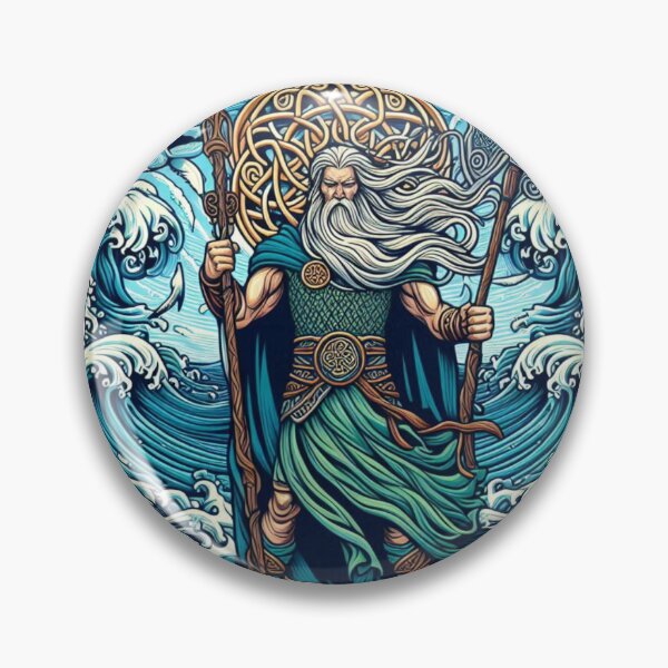 Item preview, Libra Norse Viking God Njord designed and sold by Kjahli.