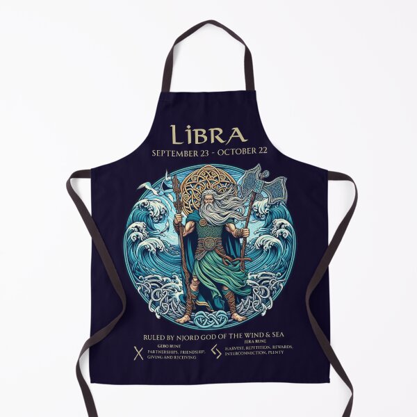 Item preview, Libra Norse Viking God Njord designed and sold by Kjahli.