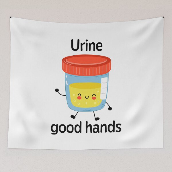 Item preview, Funny "Urine good hands" lab design designed and sold by Modern-Phantom.