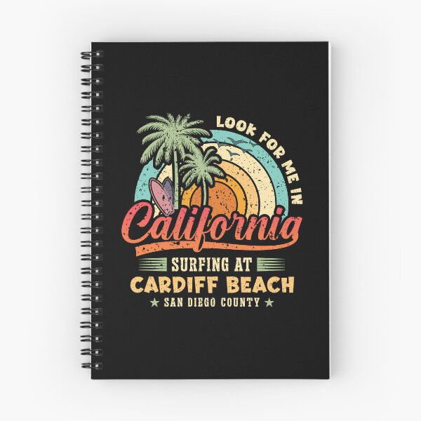 Item preview, Surf Cardiff Beach Surfing San Diego County California designed and sold by eclecTEEq.