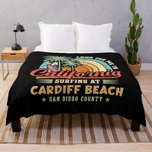 Item preview, Surf Cardiff Beach Surfing San Diego County California designed and sold by eclecTEEq.