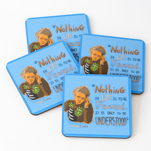 Item preview, "Nothing in life is to be feared, it is only to be understood" Marie Curie designed and sold by taty101.