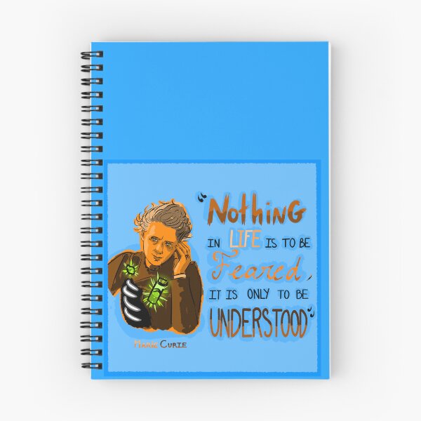 Item preview, "Nothing in life is to be feared, it is only to be understood" Marie Curie designed and sold by taty101.